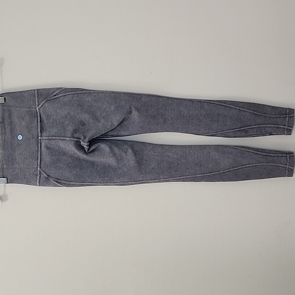 Lululemon Wunder Under High-Rise TightnSnow Washed Ribbed 28" Sze 0 - Picture 11 of 16